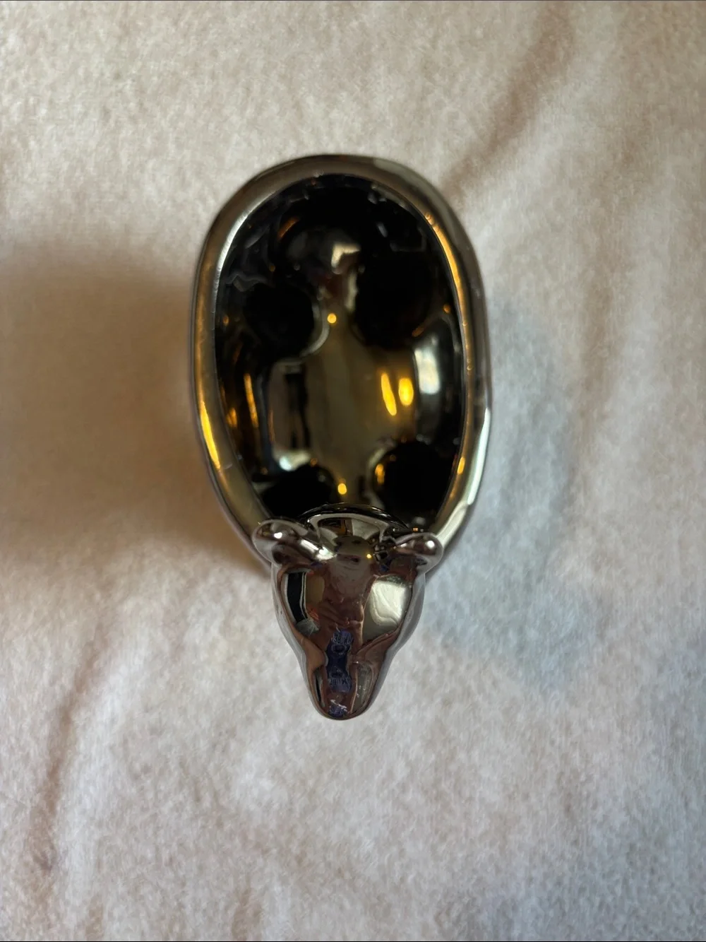 Silver Llama Trinket Dish - Decorative Home Accent